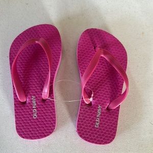 Brand new pink flip flops